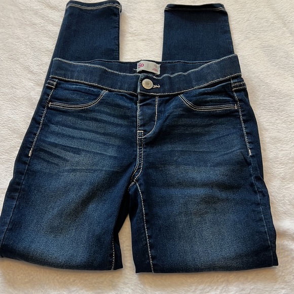 Girls Size 12 Denim Jeggings - Picture 2 of 5